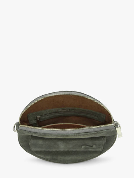 Sac Bandoulière Dorine Cuir Daim Nathan baume Vert nathan 32PS vue secondaire 4