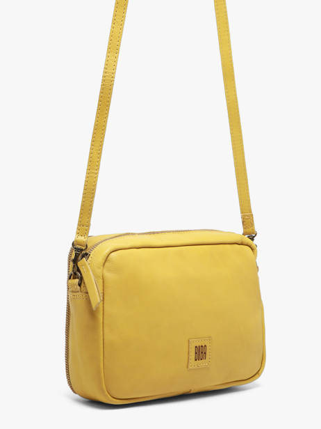 Sac Bandoulière Heritage Cuir Biba Jaune heritage BT32 vue secondaire 1