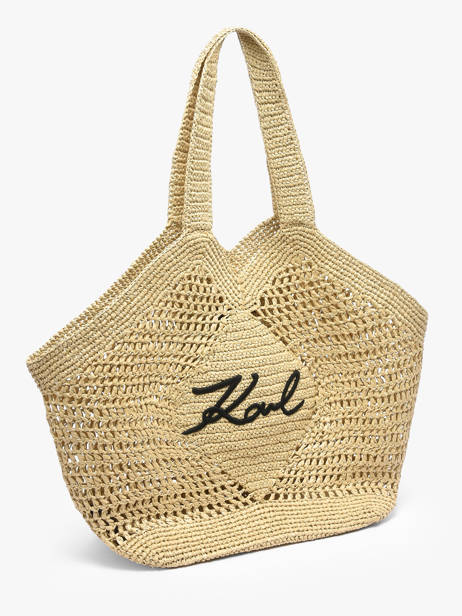 Sac Porté épaule K Signature Nylon Karl lagerfeld Beige k signature B2W46068 vue secondaire 2