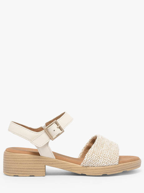 Sandales En Cuir Gabor Blanc women 61