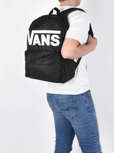 Sac à Dos 1 Compartiment Vans Noir backpack VN0A5KHP vue secondaire 2