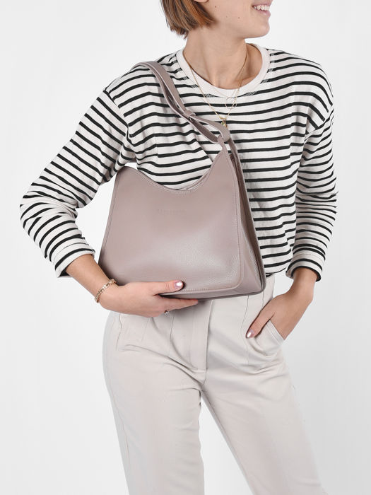 Longchamp Le foulonné Hobo bag Gray
