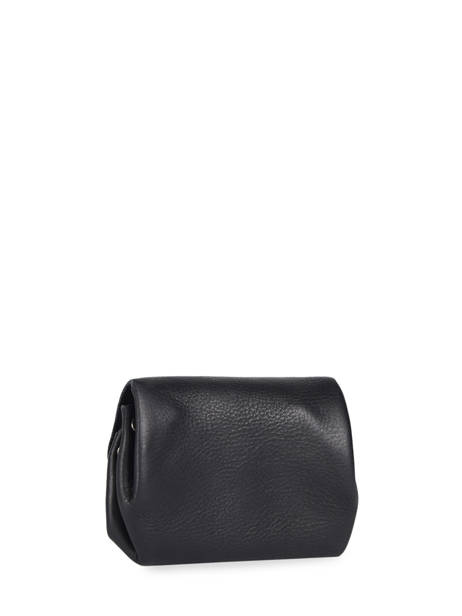 Coin Purse Leather Paul marius Black vintage GUSTAVE other view 2