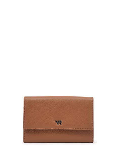 Leather Foulonné Wallet Yves renard Brown foulonne 29491