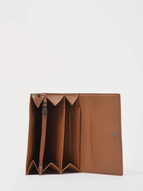 Leather Foulonné Wallet Yves renard Brown foulonne 29491 other view 1