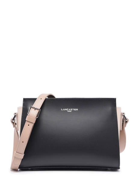 Shoulder Bag Smooth Leather Lancaster Black smooth 437-02