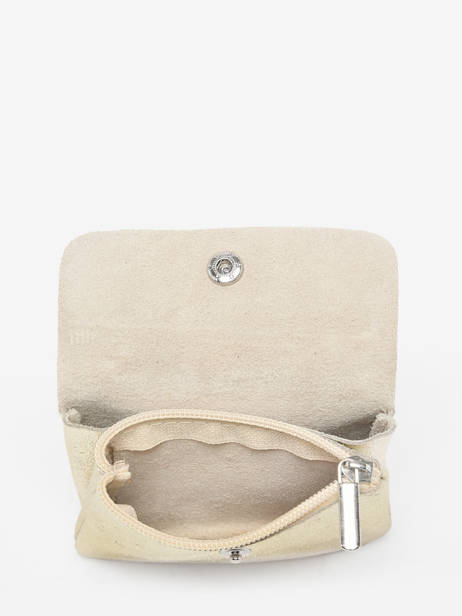 Leather Nine Coin Purse Milano Gold nine NI22042N other view 1