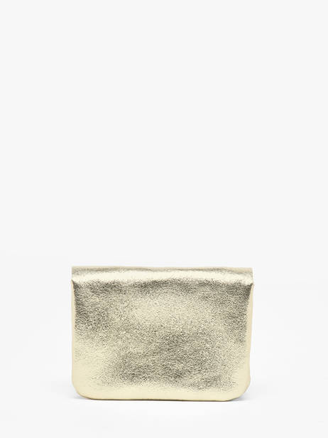 Leather Nine Coin Purse Milano Gold nine NI22042N other view 2