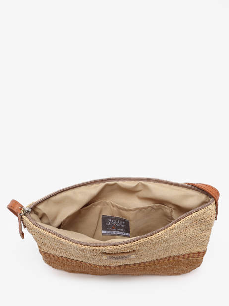 Crossbody Bag L'atelier Du Crochet Le voyage en panier Beige l'atelier du crochet AM730 other view 3