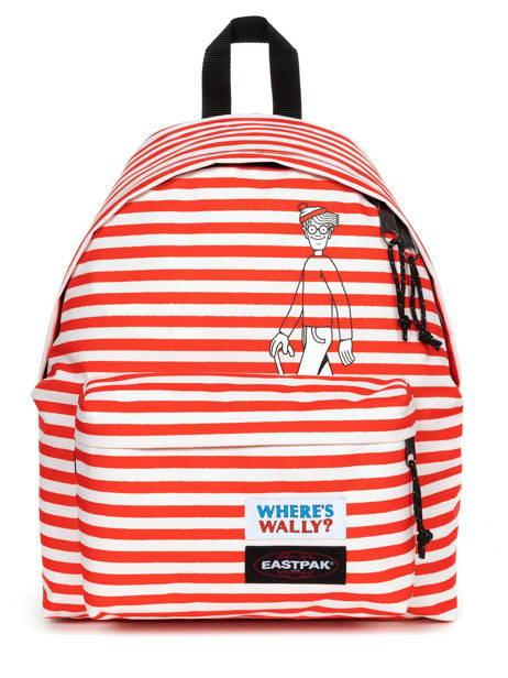 1 Compartment  Backpack Eastpak Red where is wally K620WAL