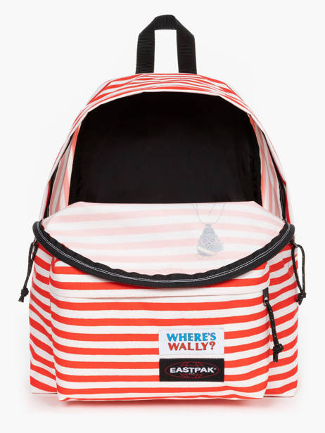 1 Compartment  Backpack Eastpak Red where is wally K620WAL other view 2